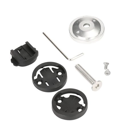 1 Sæt Cykel Computer Holder Speedometer Beslag SØLV SØLV