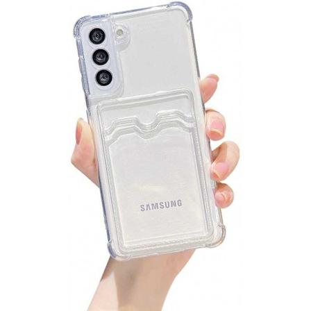 Stødsikkert cover med kortrum Samsung S22 Plus Transparent