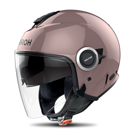 Airoh Helios Color Öppen Hjälm Metallisk rosa XS