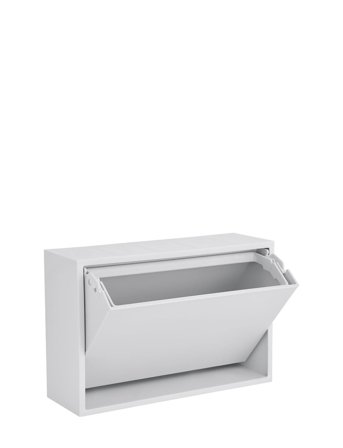 ReCollector Stilfuld Vægmonteret Toiletspand - White - 30X20X10CM
