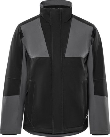 Arbetskläder Fristads Herr Softshell vinterjacka stretch 4931 GSW, Grå/Svart