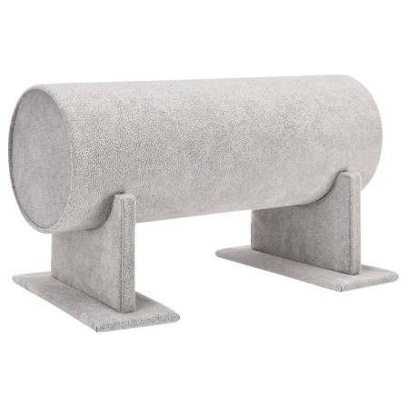 Smykkeutstillingsstativ i fløyel, hårbånd, pannebåndholder, detaljhandelsbutikkutstillingsstativ, stativ, arrangør, svart gray