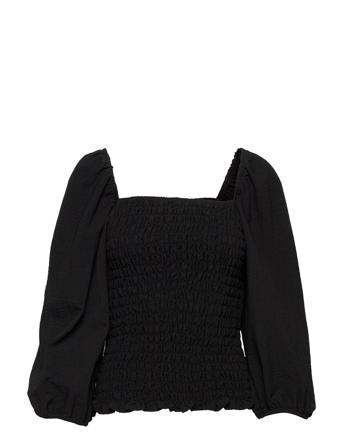 Asla Blouse Black Just Female