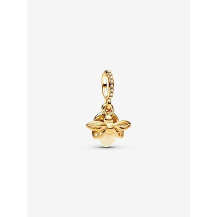 Pandora - Glow-in-the-Dark Firefly Dangle Charm - 14k Gold Plated