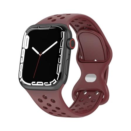 Rem för Apple Watch Band 49mm 44mm 45mm 42mm 41mm 38mm 40mm correa Silikon sportarmband iwatch 8 SE 7 6 5 Ultra 49mm WR 42 44 45 49mm