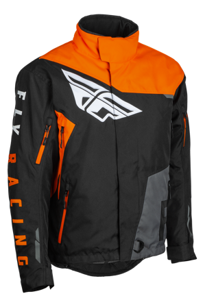 Jacke FLY Racing SNX Pro Kinder Schwarz/Grau/Orange M