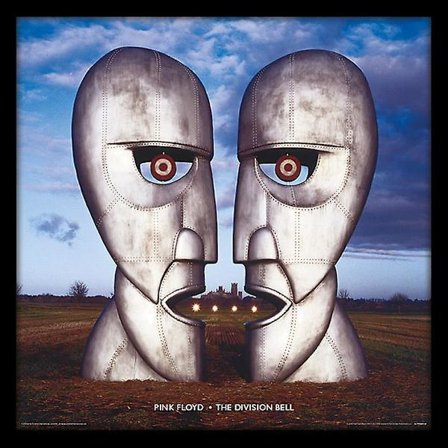 Pink Floyd The Division Bell: 30,5 x 30,5 cm indrammet print