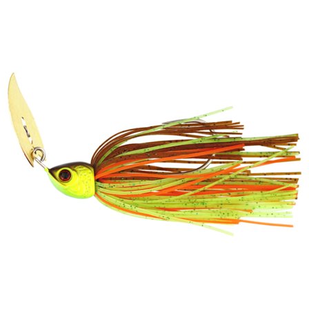 Westin Bladebite V2 Tungsten Bladed Jig 7g Sinking - Brown Chartreuse