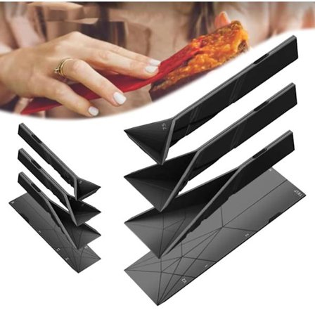 Polygons 3-in-1 litteä mittakuppi, 2 lusikkaa 6 eri koolla