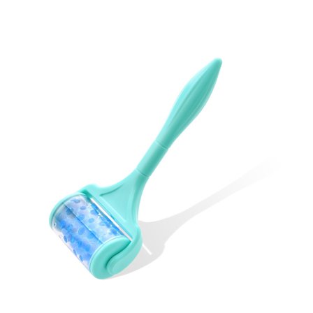 Isrulle för ansikte, ögon och kropp, multifunktionell, för svullna ögon, migrän, svullnad, mindre skador, brännskador (cyanrulle)