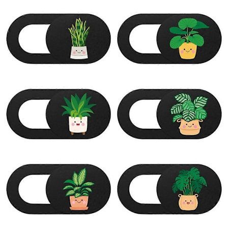 6 stk. Kamera Computer Tynd Webcam Dæksel Bloker Webkamera Dæksel PC Webcam Dæksel Kamera Dæksel Skyde Laptop Kamera Bloker db