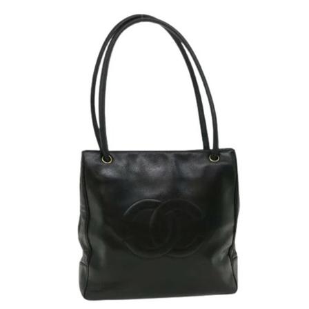 Chanel Vintage Pre-owned Shoulder Väska svart, Dam Vintage Väskor, Dam, Storlek: ONE SIZE
