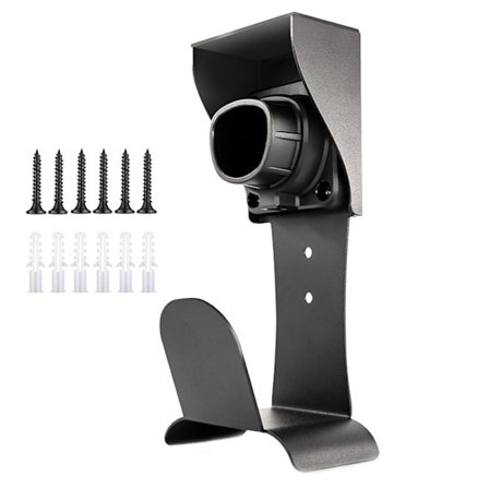 Erilaisiin sähköajoneuvoihin sopiva latausaseman kiinnikejalusta, ei vaadi työkaluja, tukeva metalli-muovirakenne