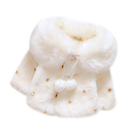 Baby Girl Varm vinter Hooded Cape Hooded Coat