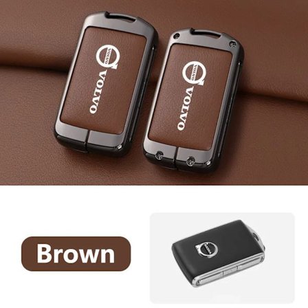 Sinkkiseos Nahkainen Auton Avaimen Kotelon Suojakuori Volvo XC60 XC40 XC90 S90 V60 S60 V90 C40 Polestar 1 Polestar 2 Muotoilu Lisävaruste