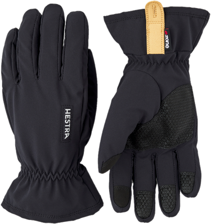 Hestra CZone Contact Pick Up 5 finger Black
