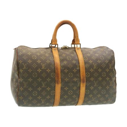 Louis Vuitton Vintage, Pre-owned Keepall 45 Bruin, Dames, Maat:ONE Size