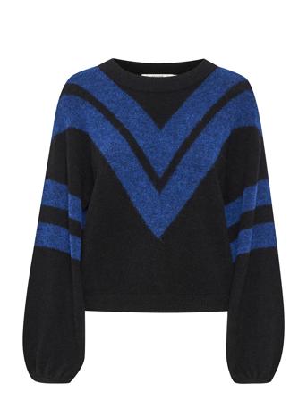 Alphagz Ls Striped Pullover Blue Gestuz