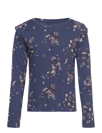 Tndina L_S Tee Langærmet T-shirt Multi/mønstret The New