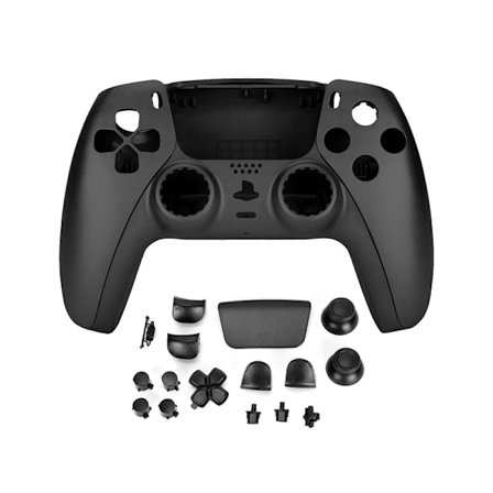 Egnet til PS5 controller fuld skal cover panel dekorativ skal knap håndtag skal udskiftning knap DIY tilbehør