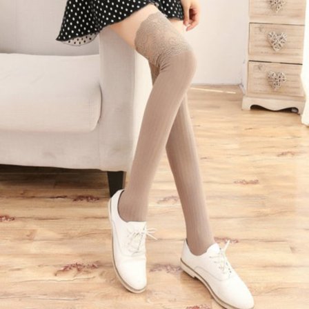 Syksy-talvi 1 pari naisten sukkahousut, neulotut korkeat sukat - varastossa