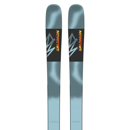 Salomon - Narty do narciarstwa alpejskiego Narty do narciarstwa alpejskiego N Qst Spark - Aquatic / Flame Orange