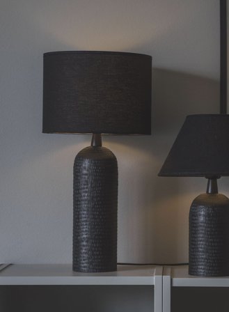 Riley bordlampe H38 - sort