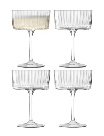Champagne/Cocktail Glass Gio Line 4-Pack LSA International