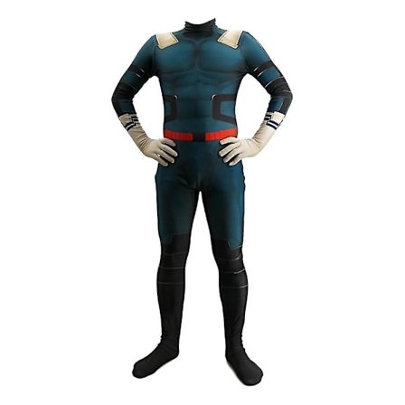Anime Cosplay Kostymer Midoriya Izuku Jumpsuit Full Set Battle Uniform Halloween Fancy Dress Kostym Outfit för Unisex