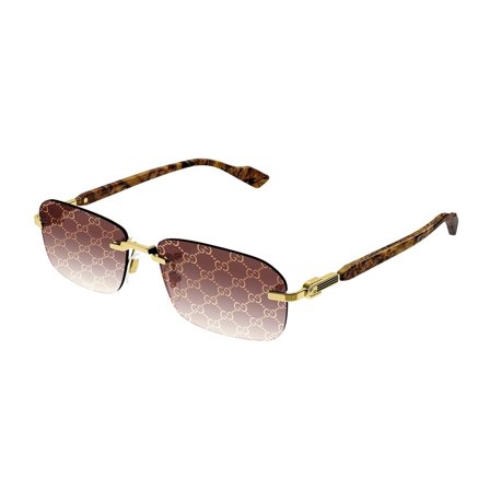 Gucci - Solbriller - Gull - GG1221S 004 5616