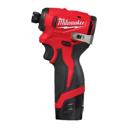 Milwaukee M12 BLIDRC-202C Slagskruvdragare med batteri och laddare, Elhandverktyg