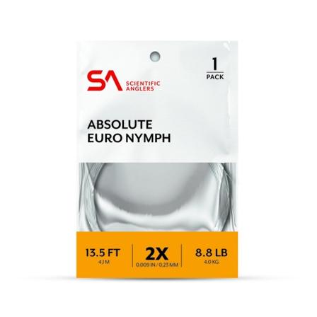 SA Absolute Euro Nymph Leader.5' 4X (0,18mm)