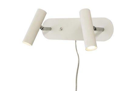 Aneta Lighting ARTIC vegglampe 2-lys, hvit, LED