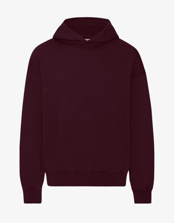 Organic Oversized Hood - Oxblood Red - XL