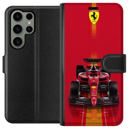 Yhteensopiva Lompakkokotelo Samsung Samsung Galaxy S23 Ultra Ferrari Formula 1 -auto ikonisessa punaisessa muotoilussa urheilullisella tarkkuudella