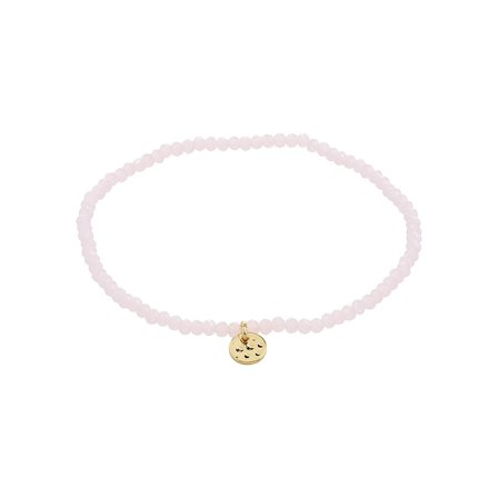 3 for 2 - Pilgrim Indie Armbånd Guldbelagt - Rosa, Tøj & Bolig, Smykker, Armbånd