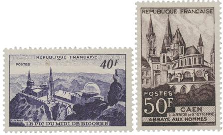 Frankrig 1951 - YT 916-17 - Ubrugt