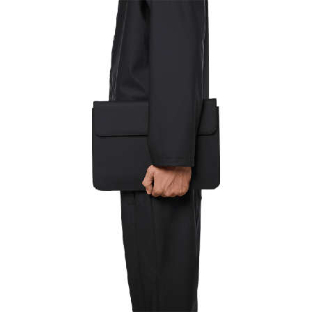 Rains Laptop Portfolio 13"/14" W1 Plånböcker & fodral Dam Svart ONESIZE