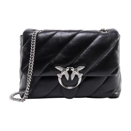 Pinko, Shoulder Bag 1P22U6A03J Zwart, Dames, Maat:ONE Size