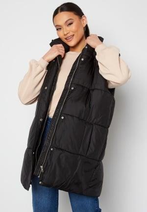 ONLY Demy Padded Waistcoat Black S Black Yttervester Dam