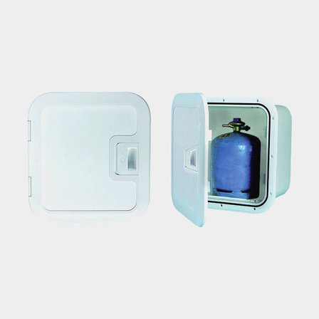 Inbyggn.skåp f. gasbeh.40,5x37,5cm