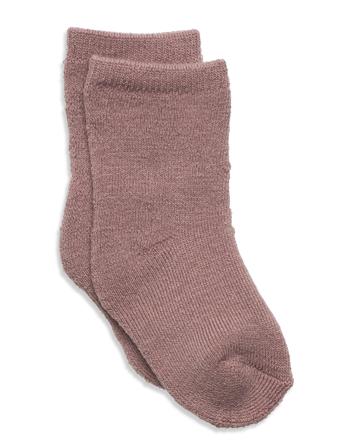 Nbfwaksi Wool Terry Sock Xxiii Socks & Tights Socks Rosa Name It*Betinget Tilbud