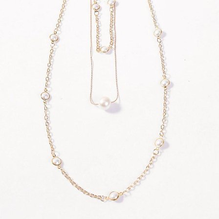 Halskæde til kvinder, skive-amulet halskæde, flerlags perler, mønt kæde halskæde, fin lagdelt choker halskæde smykker