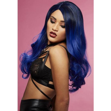 After Midnight Ombre Queen Bitch-parykk, blå