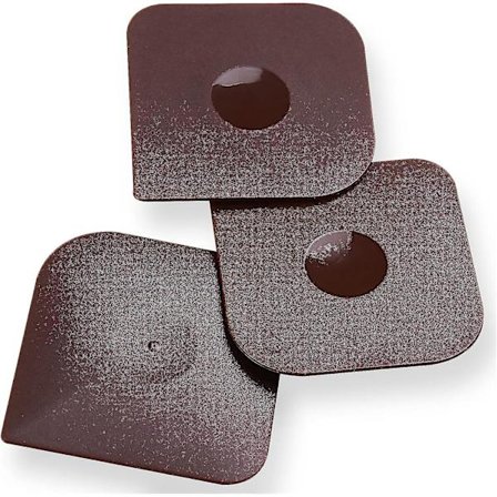 Pande Skraber Skraber Skraber Værktøjssæt, 3-pak, Jern Pande Skraber Skraber Skrubber Til Rengøring af Fedt, Køkken Skraber (brun)