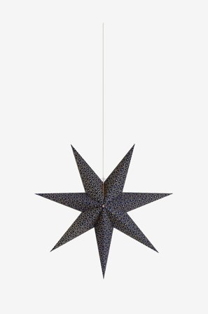 Markslöjd - BAROQUE hängande stjärna 45 cm - Blå - Adventsstjärnor - Från Homeroom