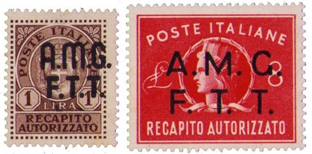 Trieste Zone A 1947 - MICHEL 1-2 - Postfrisk sæt 2v