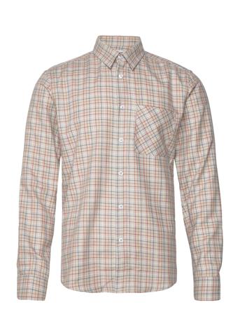 Aapo Cotton Wool Shirt Skjorte Uformell Multi/mønstret FRENN