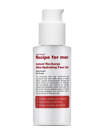 Recipe for Men Instant Recharge Ultra Hydrating Face Gel - Nude - 75 ml