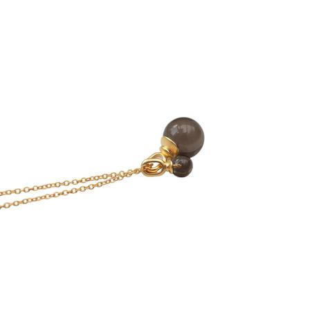 Julie Sandlau Berry Small Pendant brun, Dam Halsband, Dam, Storlek: ONE SIZE